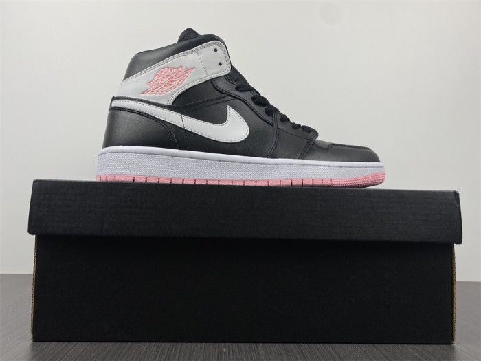 Jordan 1 Mid Arctic Pink Black (GS) 555112-061