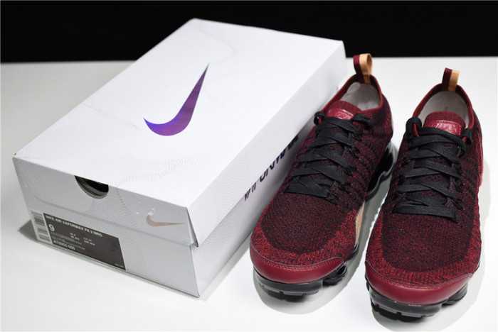 Nike Air VaporMax Flyknit 2 NRG Team Red Vachetta Tan AT8955-600