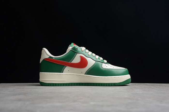 Nike Air Force 1 07 Low Sparrow White Green Solar Red CW2288-666
