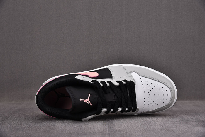 Jordan 1 Low Black Grey Pink 553558-062