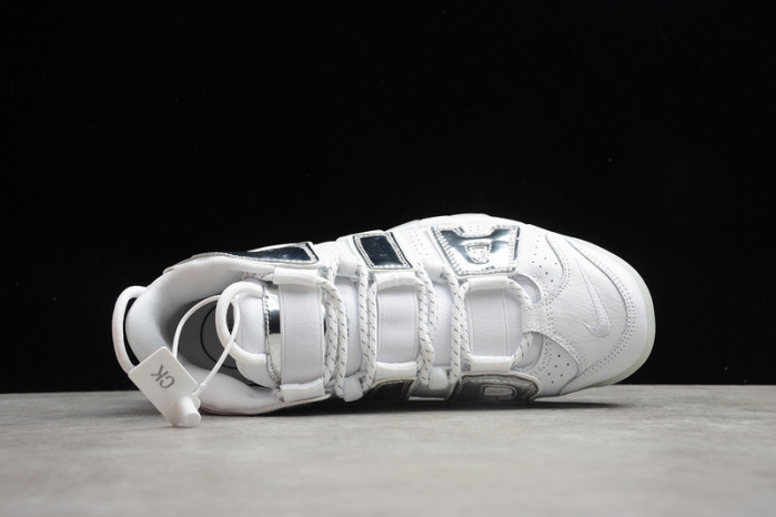 nike air more uptempo white Ch*0me blue tint 917593-100