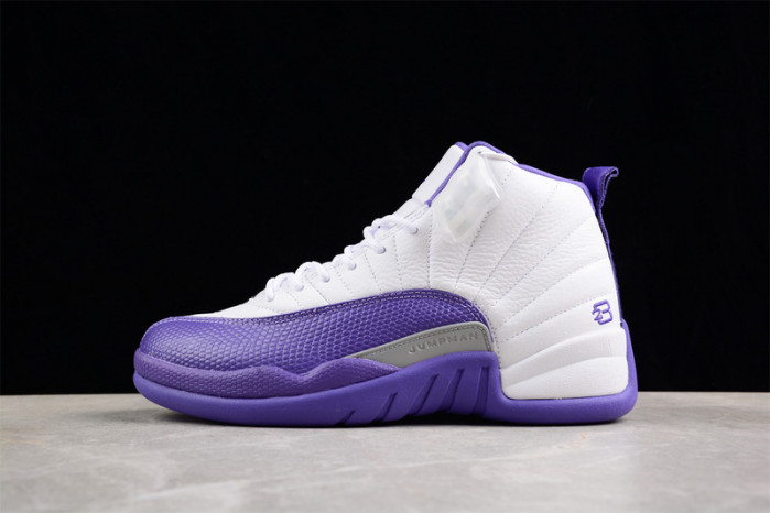 AIR JORDAN 12 RETRO WHITE AND PURPLE