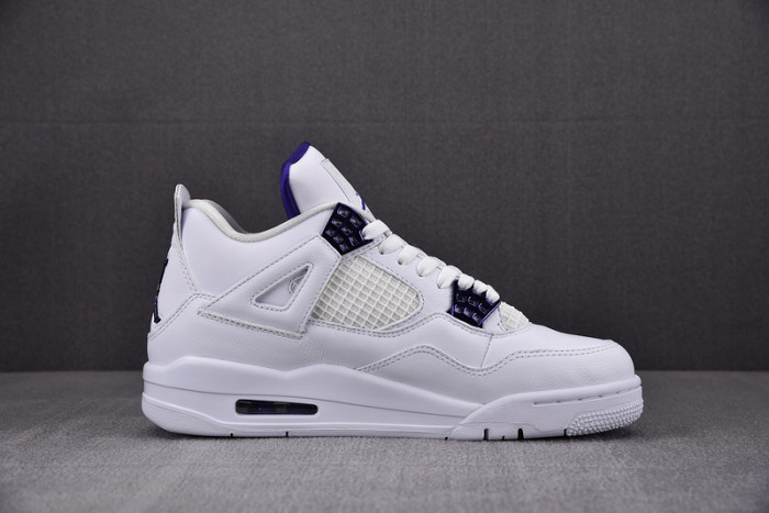 Air Jordan 4 Retro “Pure Money” white purple CT8527-115