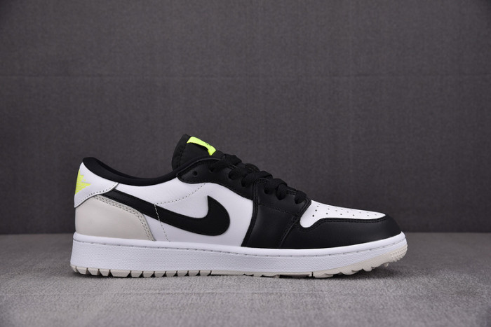 AIR JORDAN 1 LOW GOLF "BLACK/WHITE/VOLT" DD9315-108