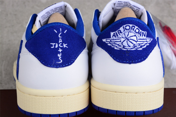 TRAVIS SCOTT X AIR JORDAN 1 LOW SAIL/WHITE/ROYAL BLUE DM9868-218