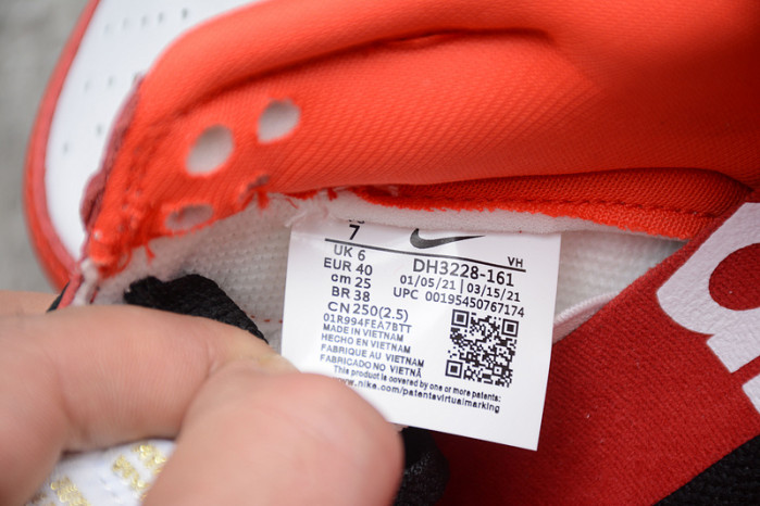 nike sb dunk low S*p*e x nike red dh3228-161