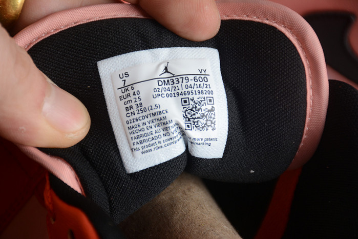 Jordan 1 Low Orange Black (W) DM3379-600