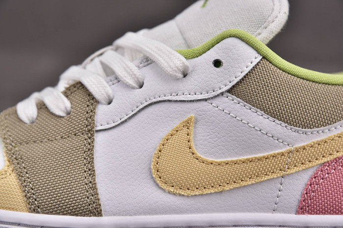 Jordan 1 Low Pastel Grind Vivid Green (GS) DJ0341-100