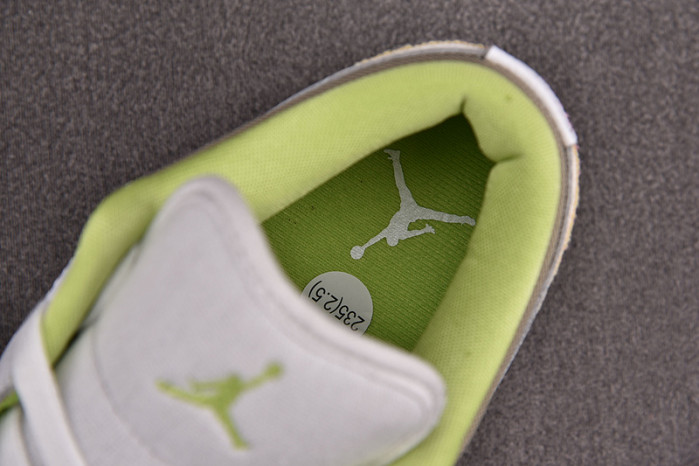 Jordan 1 Low Pastel Grind Vivid Green (GS) DJ0341-100