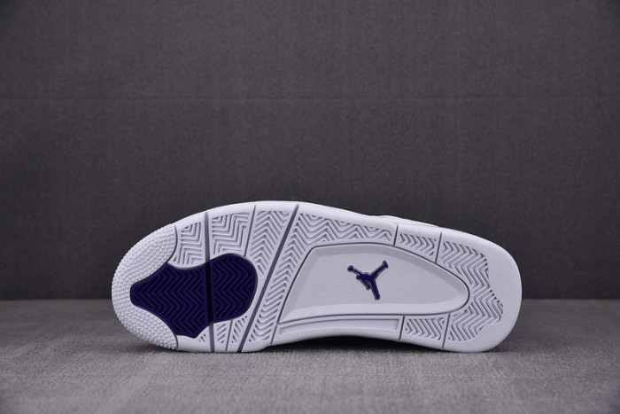 Air Jordan 4 Retro “Pure Money” white purple CT8527-115