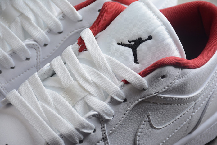 AIR JORDAN 1 LOW GS "WHITE/RED" 553560-164
