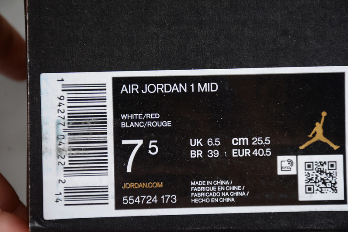 AIR JORDAN 1 MID Chicago 554724-173