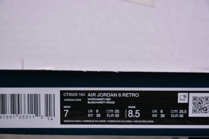 Jordan 6 Retro Olympic (2024) CT8529-164