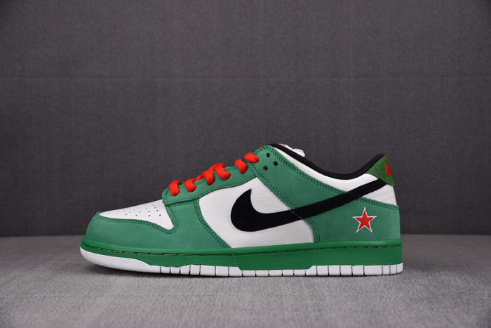 Nike dunk low sb heineken 304292-302