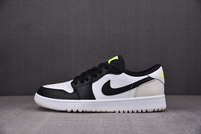 AIR JORDAN 1 LOW GOLF "BLACK/WHITE/VOLT" DD9315-108