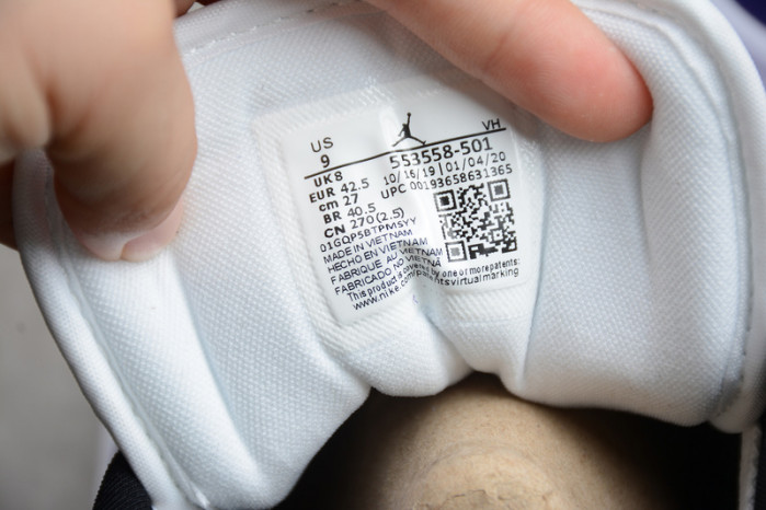 AIR JORDAN 1 LOW COURT PURPLE BLACK 553558-501