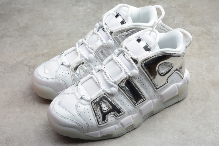 nike air more uptempo white Ch*0me blue tint 917593-100