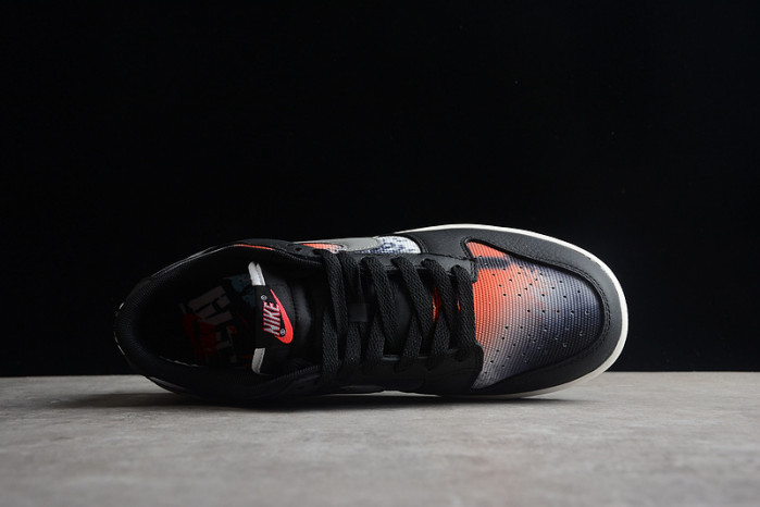 Nike Dunk Low Graffiti Black Red DM0108-001