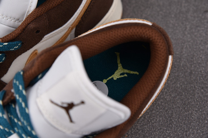 AIR JORDAN 1 LOW GS CACAO WOW GEODE TEAL FB2216-200