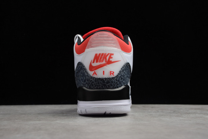 Air Jordan 3 Retro Denim "Fire Red" CZ6431-100