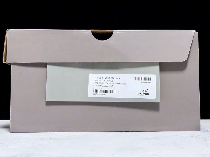 TRIPLES TRAINER CLEAR SOLE SNEAKERS 3000013