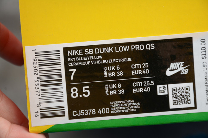 Grateful Dead x Nike SB Dunk Low“ Bule Bear” CJ5378-400