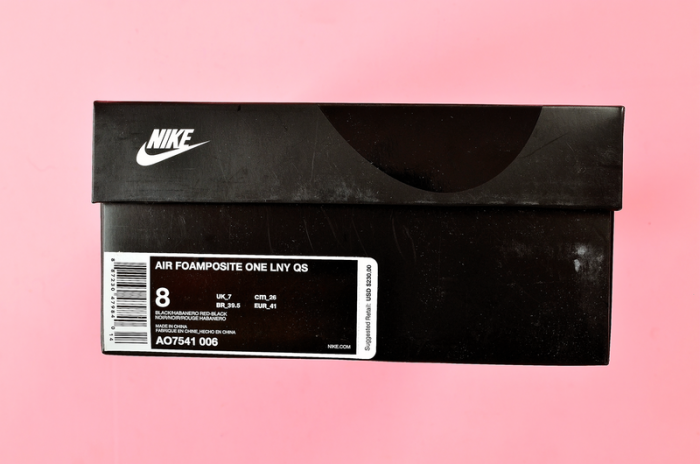 NIKE AIR FOAMPOSITE ONE LNY QS "LUNAR NEW YEAR 2018" AO7541-006