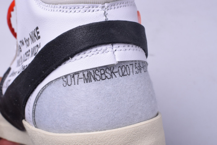 OFW x Nike Blazer MID THE TEN 10 Virgil Abloh AA3832-100