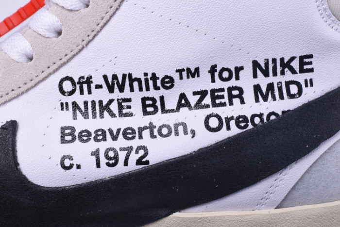 OFW x Nike Blazer MID THE TEN 10 Virgil Abloh AA3832-100